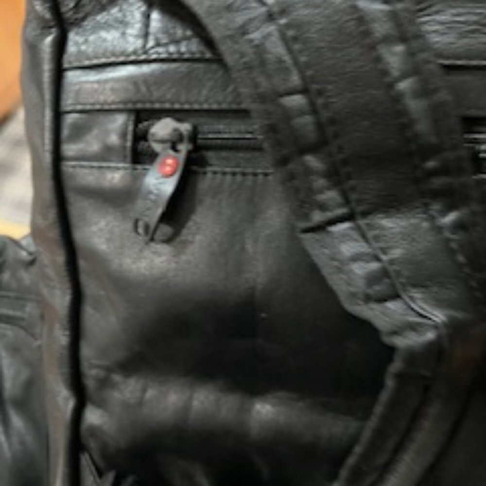 Winn International Leather Backpack Style 5451 - Picture 14 of 16